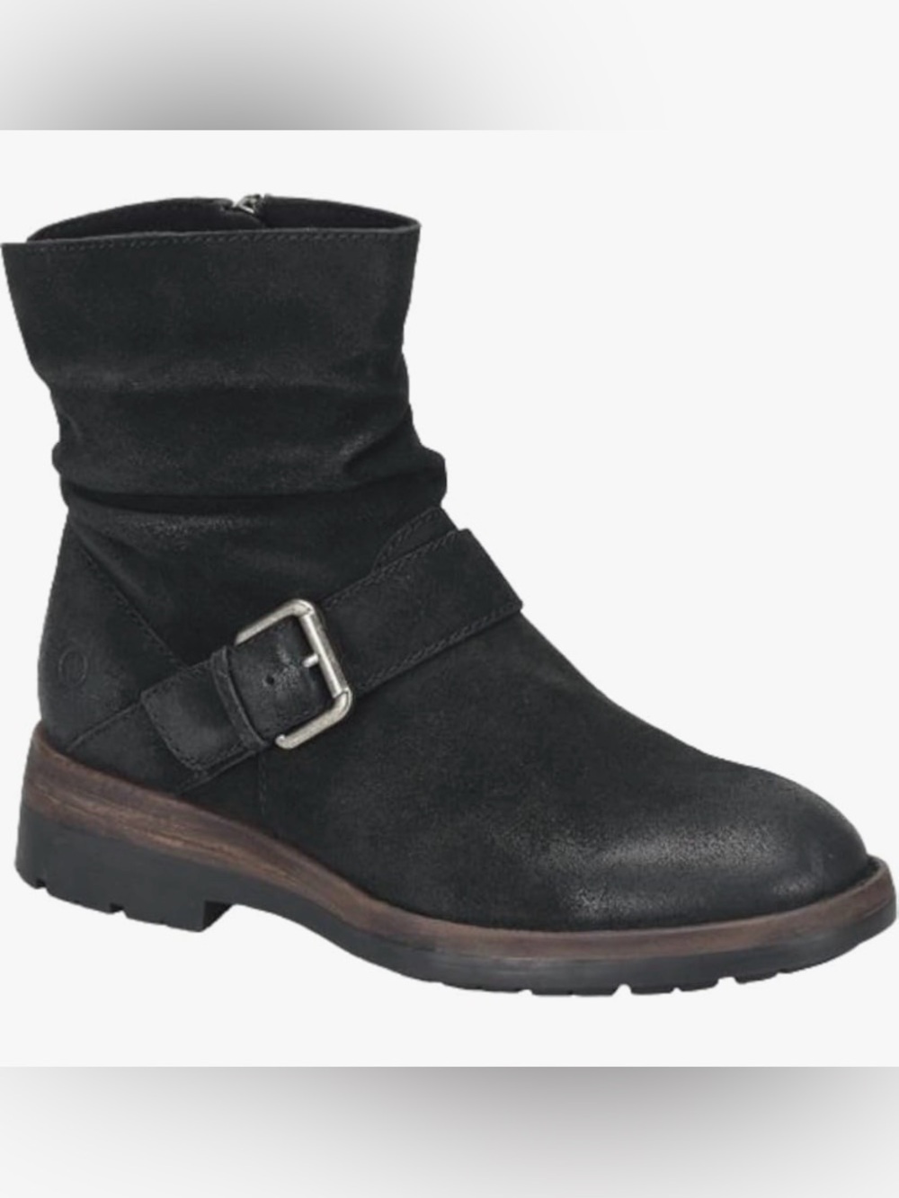 BORN Women's Midway ankle boots black suede size 9